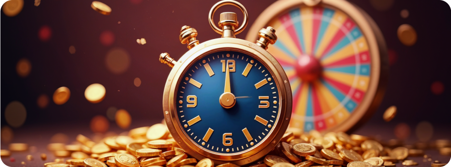 clock and wheel Crazy Time