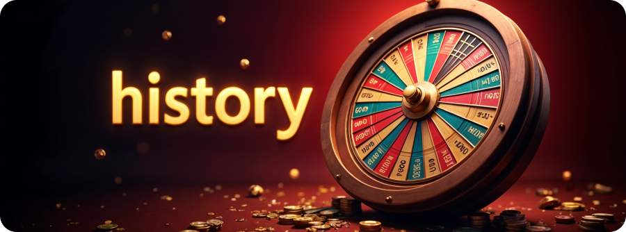 wheel and word "history" Crazy Time