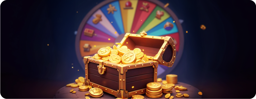 a chest with coins Crazy Time