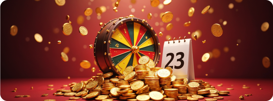 wheel and a calendar Crazy Time